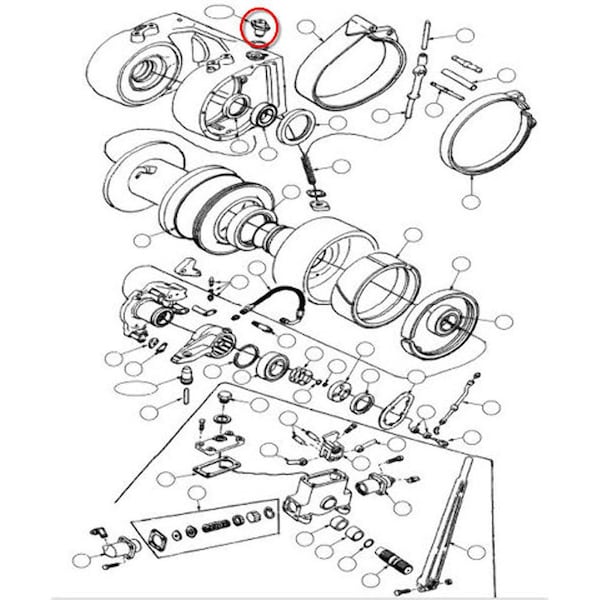Aftermarket 404908 Cargo Brake Cylinder Repair Kit for Gearmatic 19 28 BRL40-0031 - main